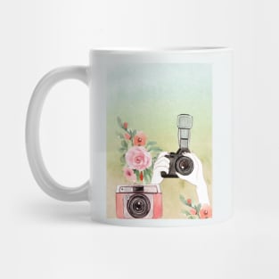 Watercolor Vintage Camera Mug